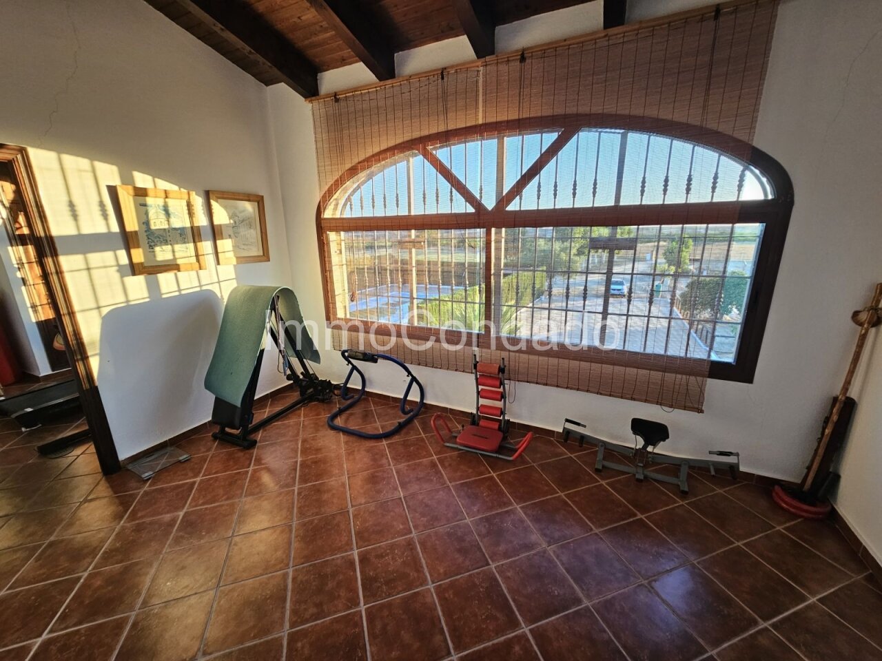 Main house 2 floor view of the pool